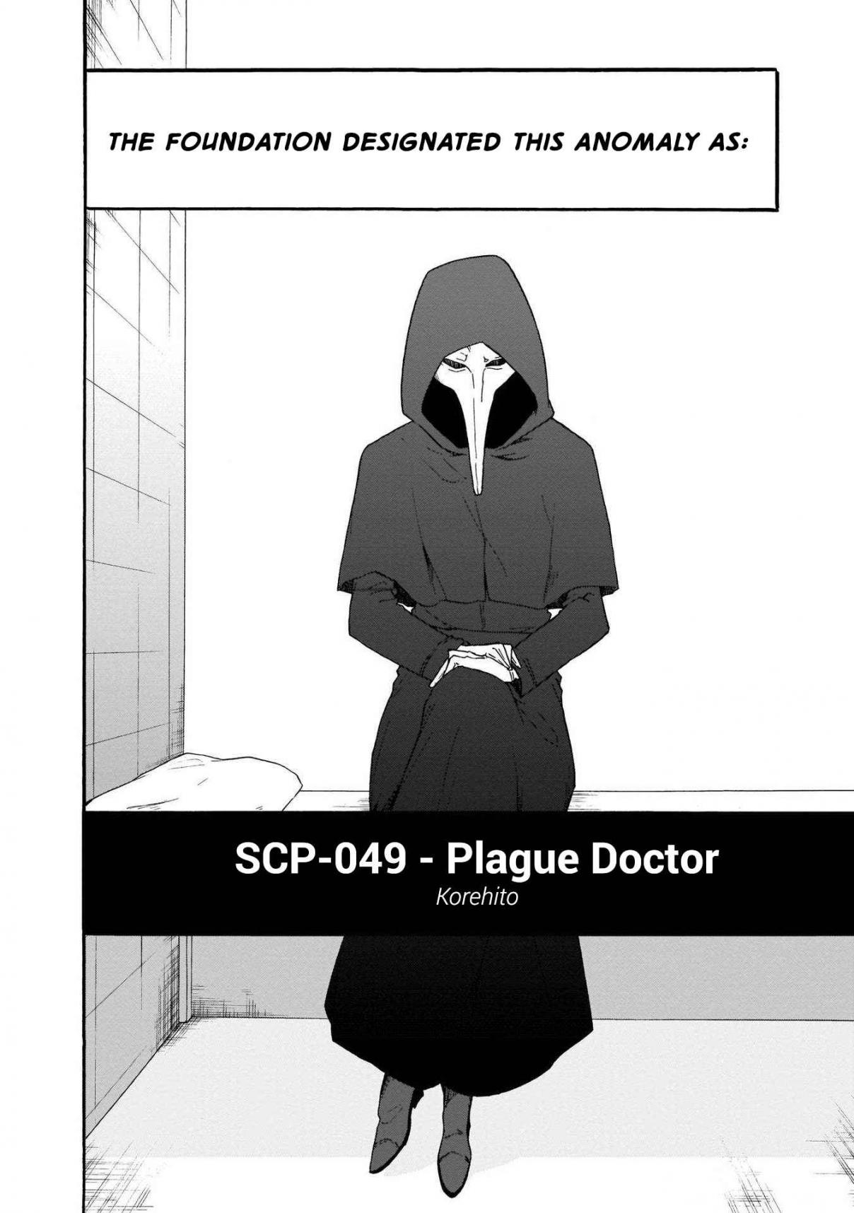 SCP Comic Anthology KAI Vol. 1 Ch. 2 SCP 049 Plague Doctor (Korehito)
