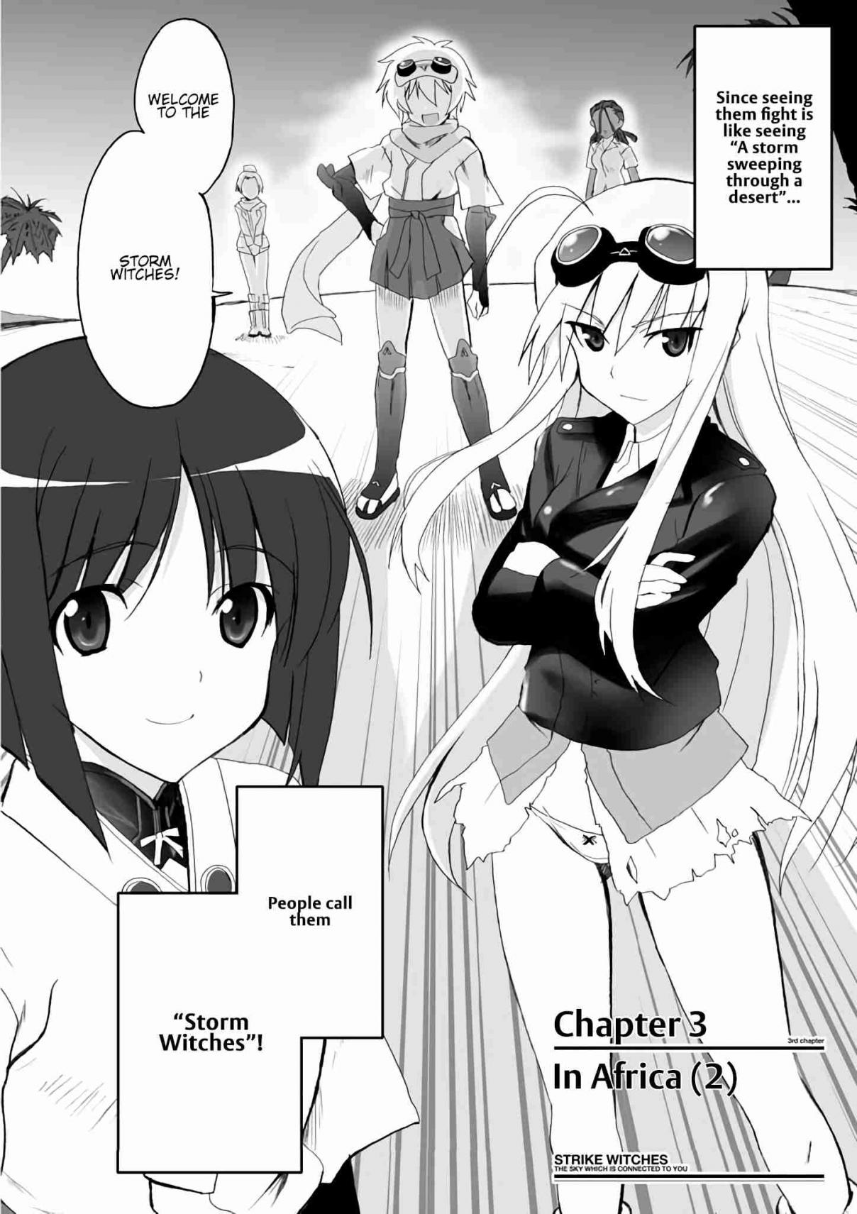 Strike Witches Kimi to Tsunagaru Sora Vol. 1 Ch. 3 In Africa (2)