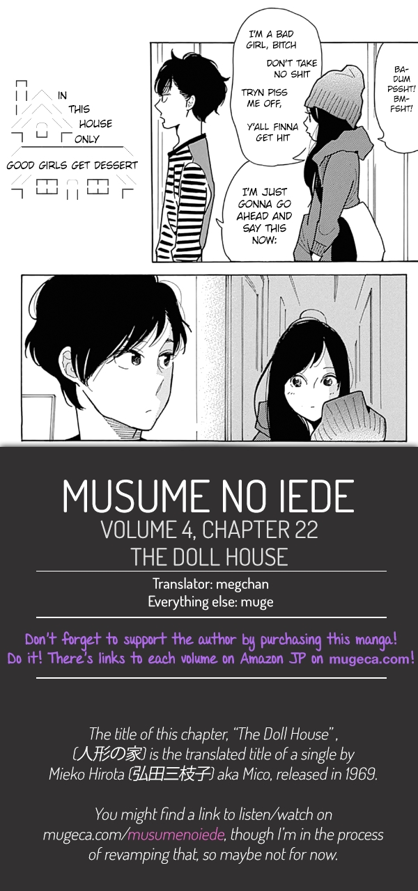 Musume no Iede Vol. 4 Ch. 22 The Doll House