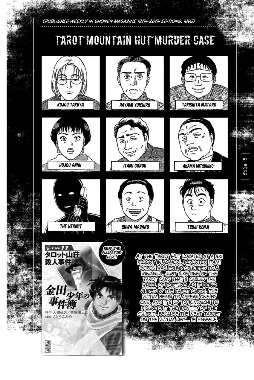 Kindaichi Shounen no Jikenbo Gaiden: Hannin tachi no Jikenbo Vol. 2 Ch. 18 Tarot Mountain Hut Murder Case (1)