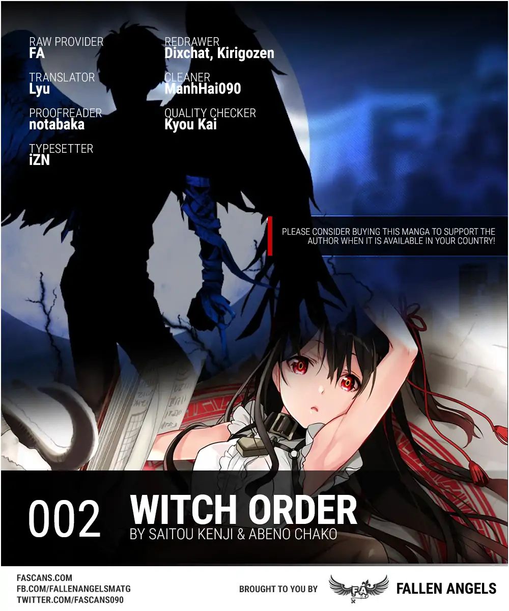 Witch Order Chapter 2: Suzakuin’S Nightmare