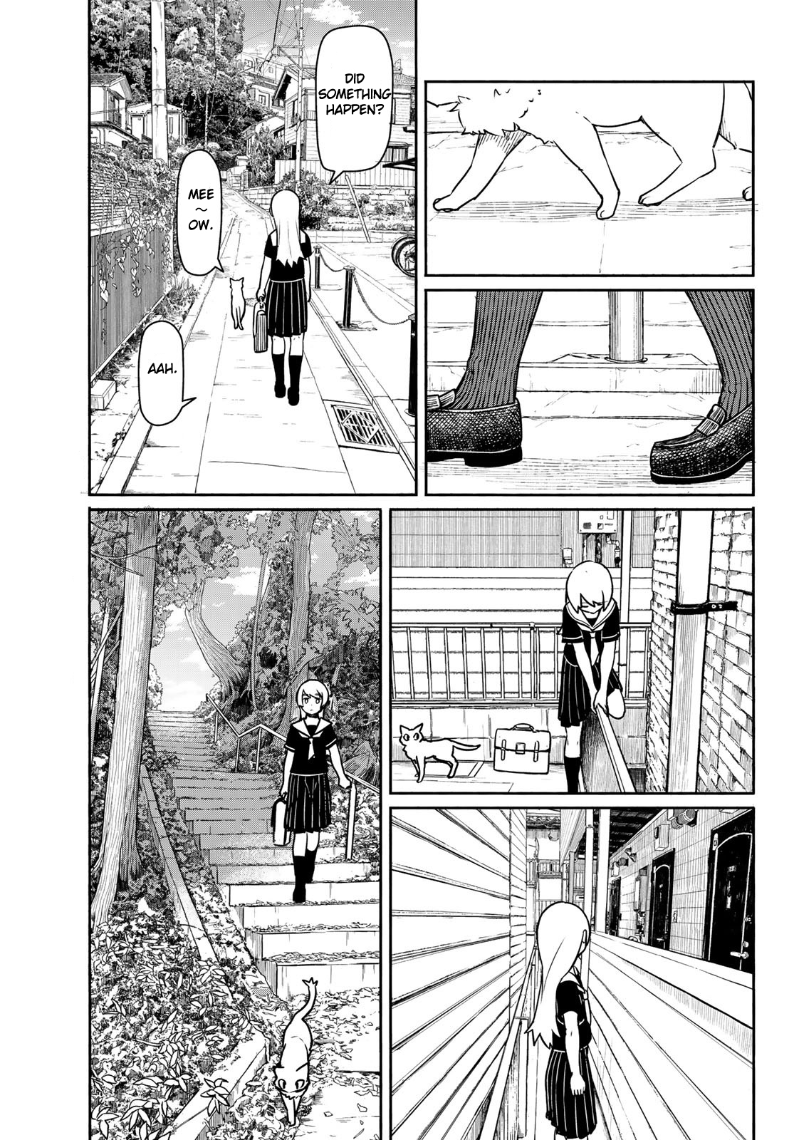 Flying Witch Ch. 45 Loitering, shortcut, the way home