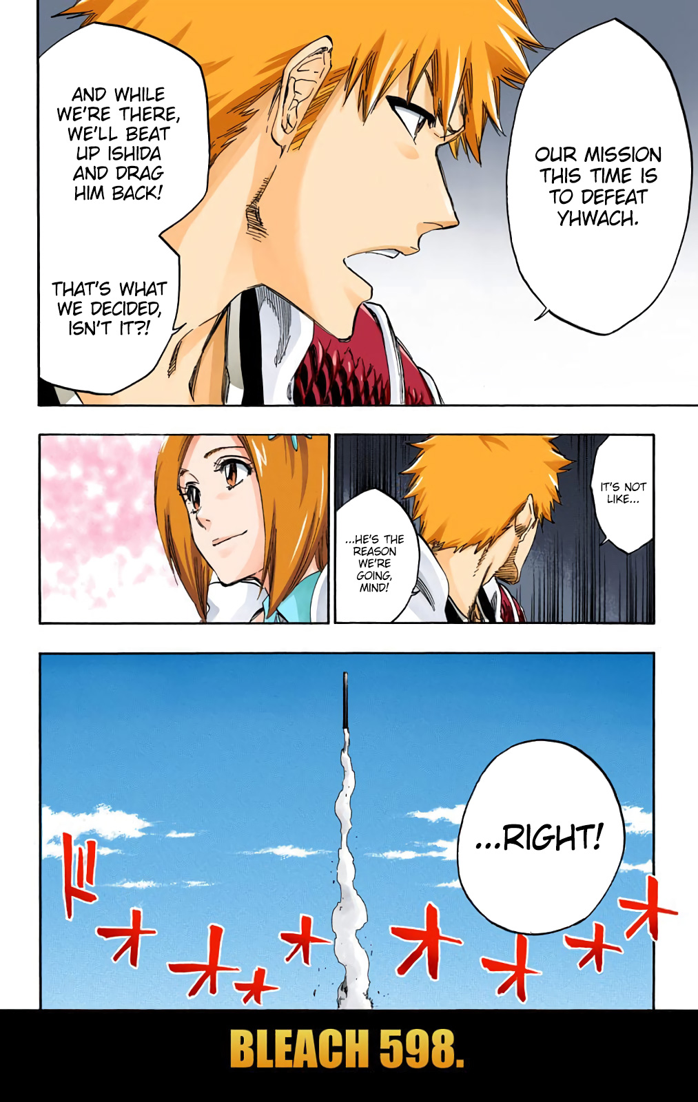Bleach Digital Colored Comics Vol. 66 Ch. 598 The Shooting Star Project [We Only Have to Beat You Mix]