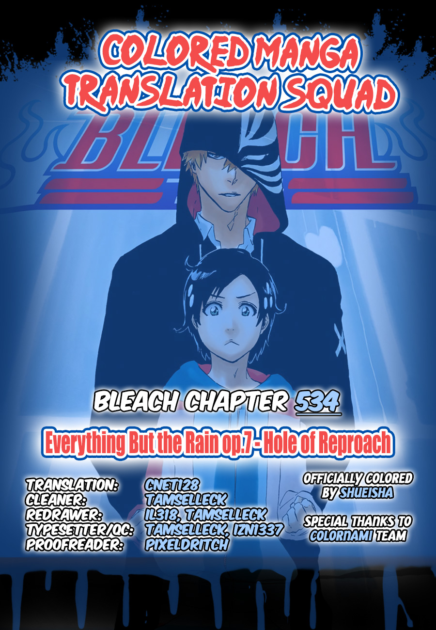 Bleach Digital Colored Comics Vol. 60 Ch. 534 Everything But the Rain Op.7 "Hole of Reproach"