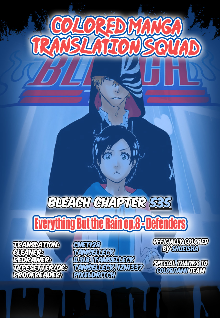 Bleach Digital Colored Comics Vol. 60 Ch. 535 Everything But the Rain Op.8 "Defenders"