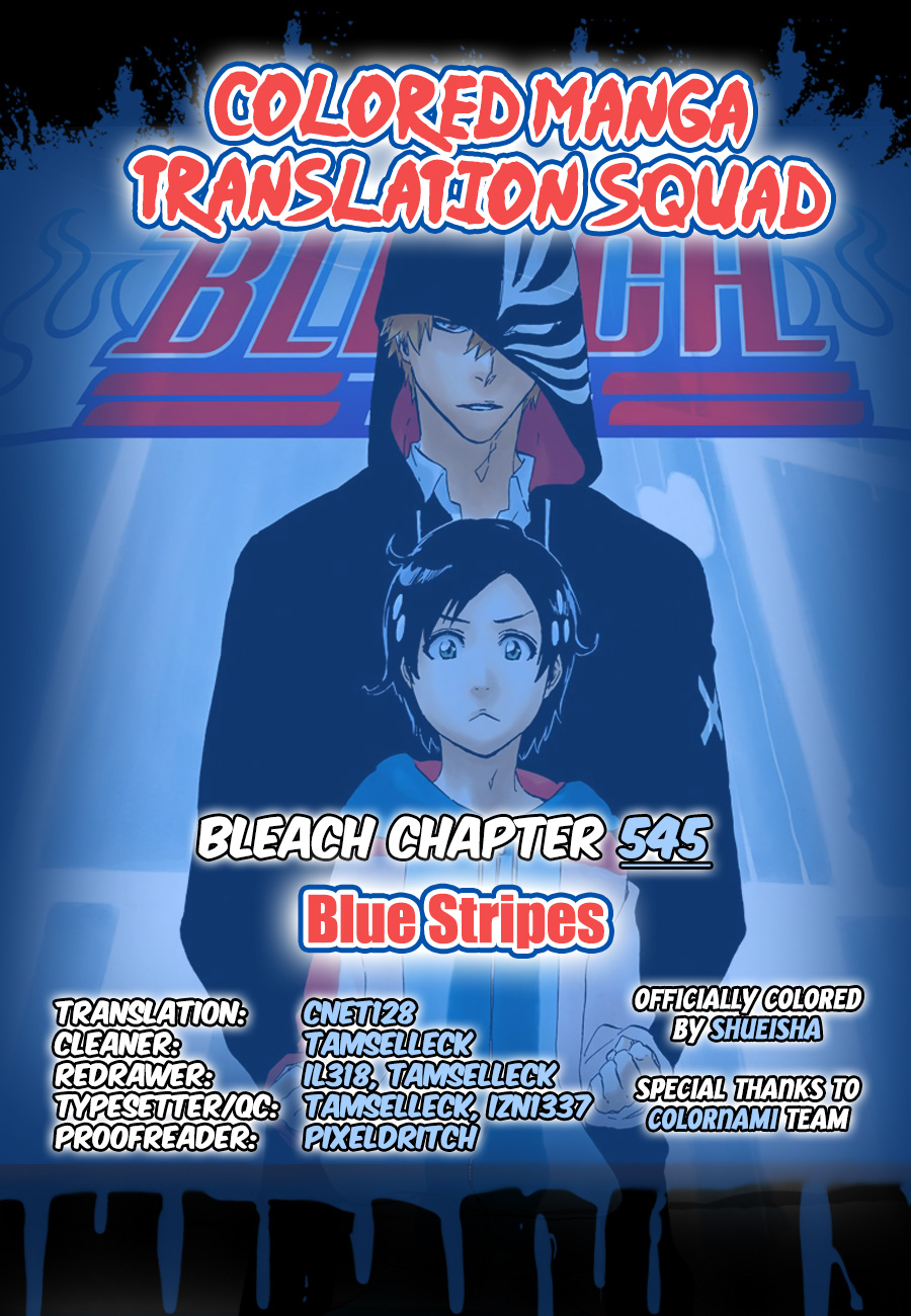Bleach Digital Colored Comics Vol. 61 Ch. 545 Blue Stripes