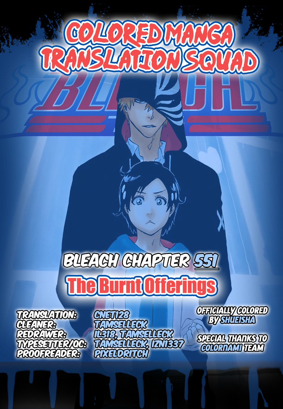 Bleach Digital Colored Comics Vol. 62 Ch. 551 The Burnt Offerings