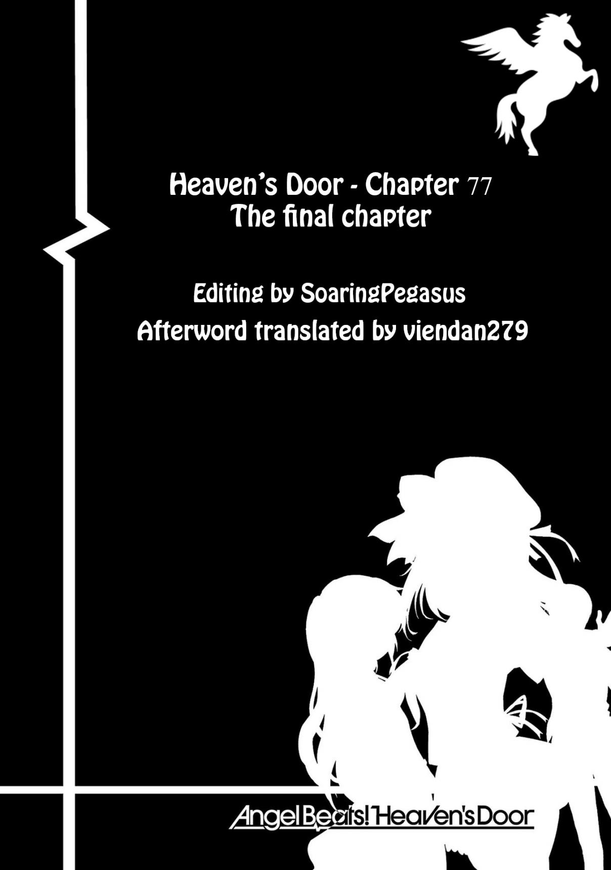 Angel Beats! Heaven's Door Vol. 11 Ch. 77 Ending