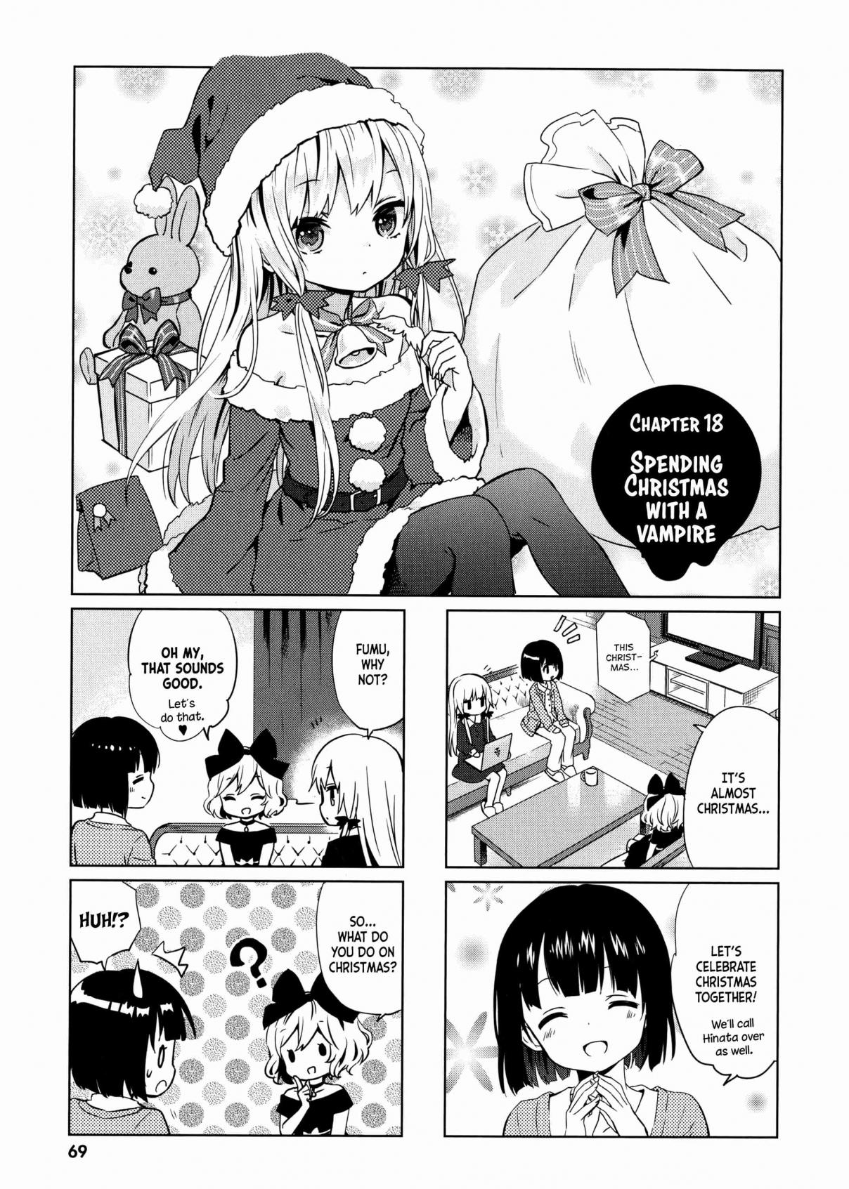 Tonari no Kyuuketsuki san Vol. 2 Ch. 18 Spending Christmas with a vampire