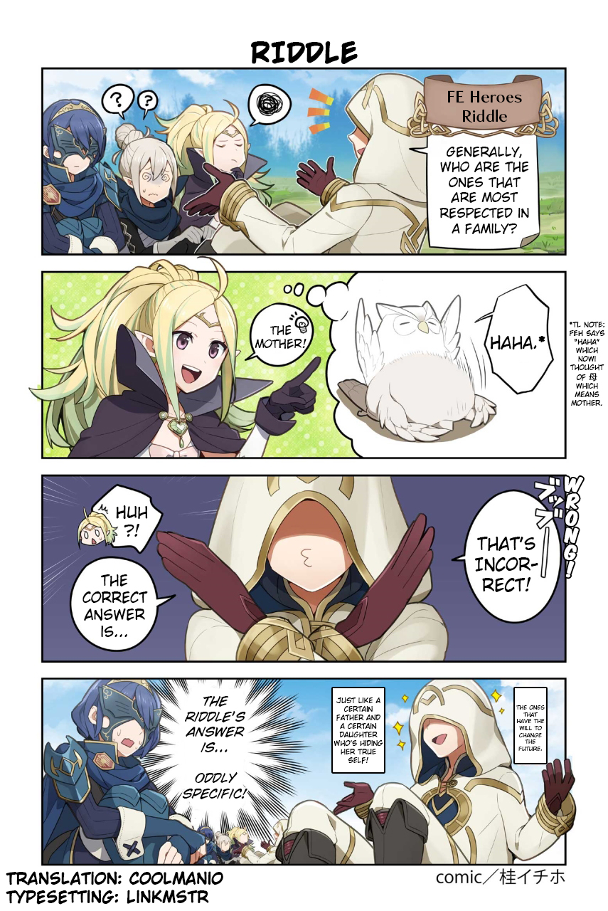 Fire Emblem Heroes: Daily Lives of the Heroes Ch. 46v0 Riddle