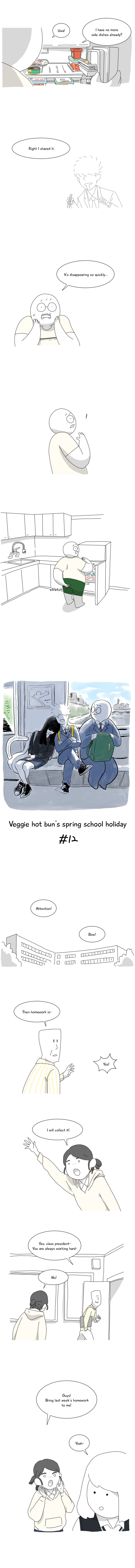 Veggie Hot Bun's School Spring Holiday Chapter 12