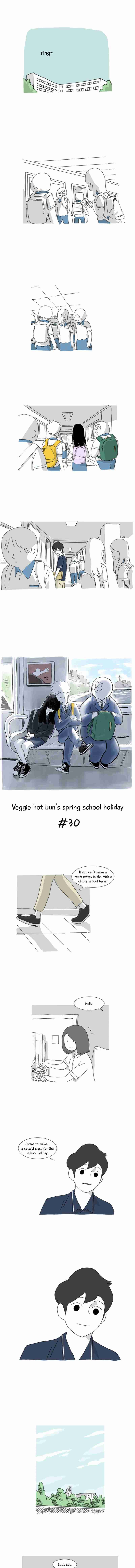 Veggie Hot Bun's School Spring Holiday Ch. 30