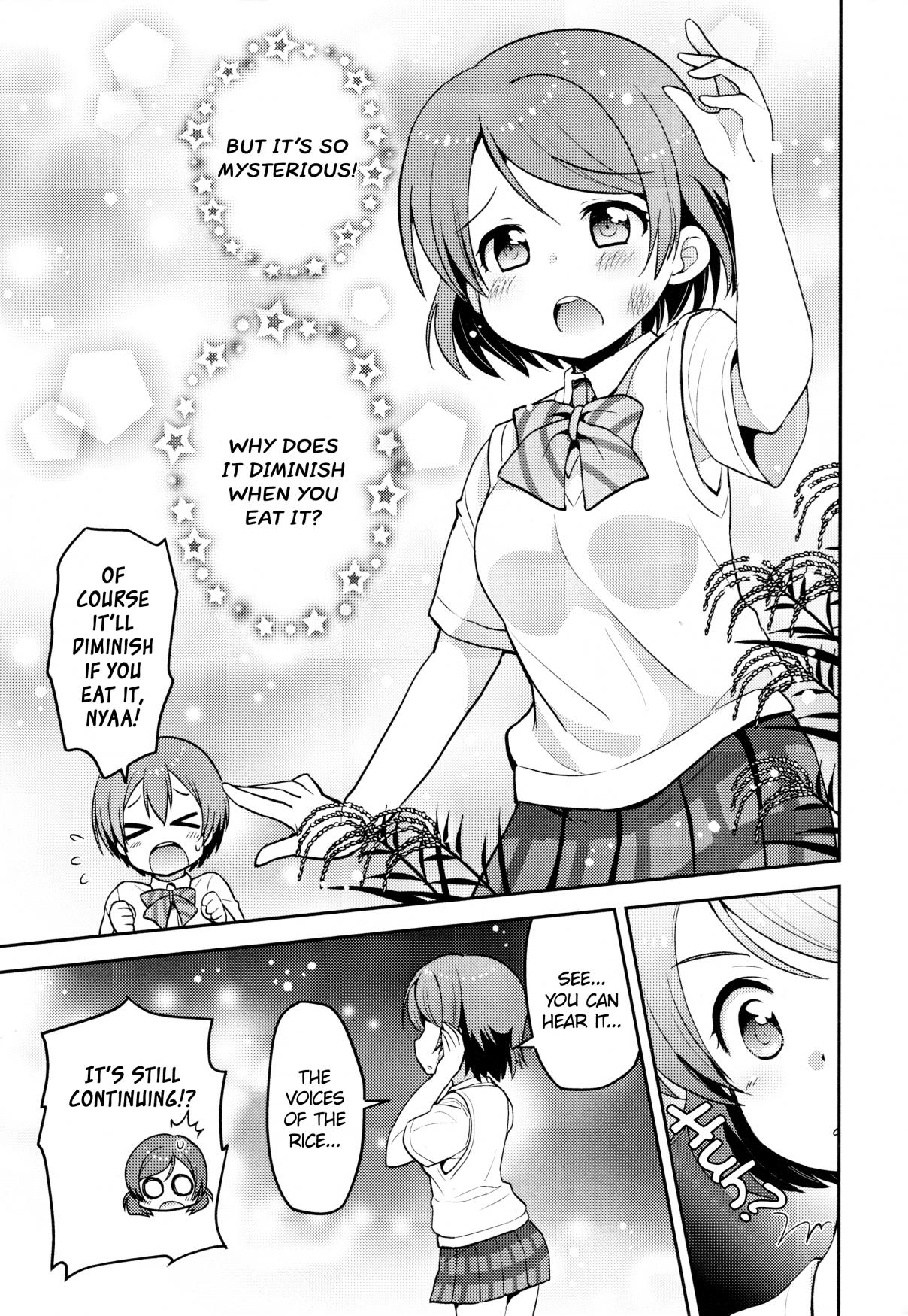 Love Live! Comic Anthology µ's Precious Days Ch. 6 I Want to Eat ☆ White Rice