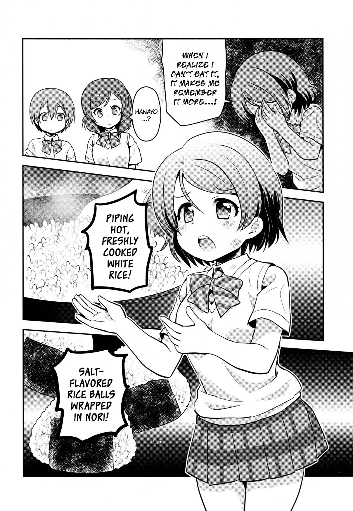 Love Live! Comic Anthology µ's Precious Days Ch. 6 I Want to Eat ☆ White Rice