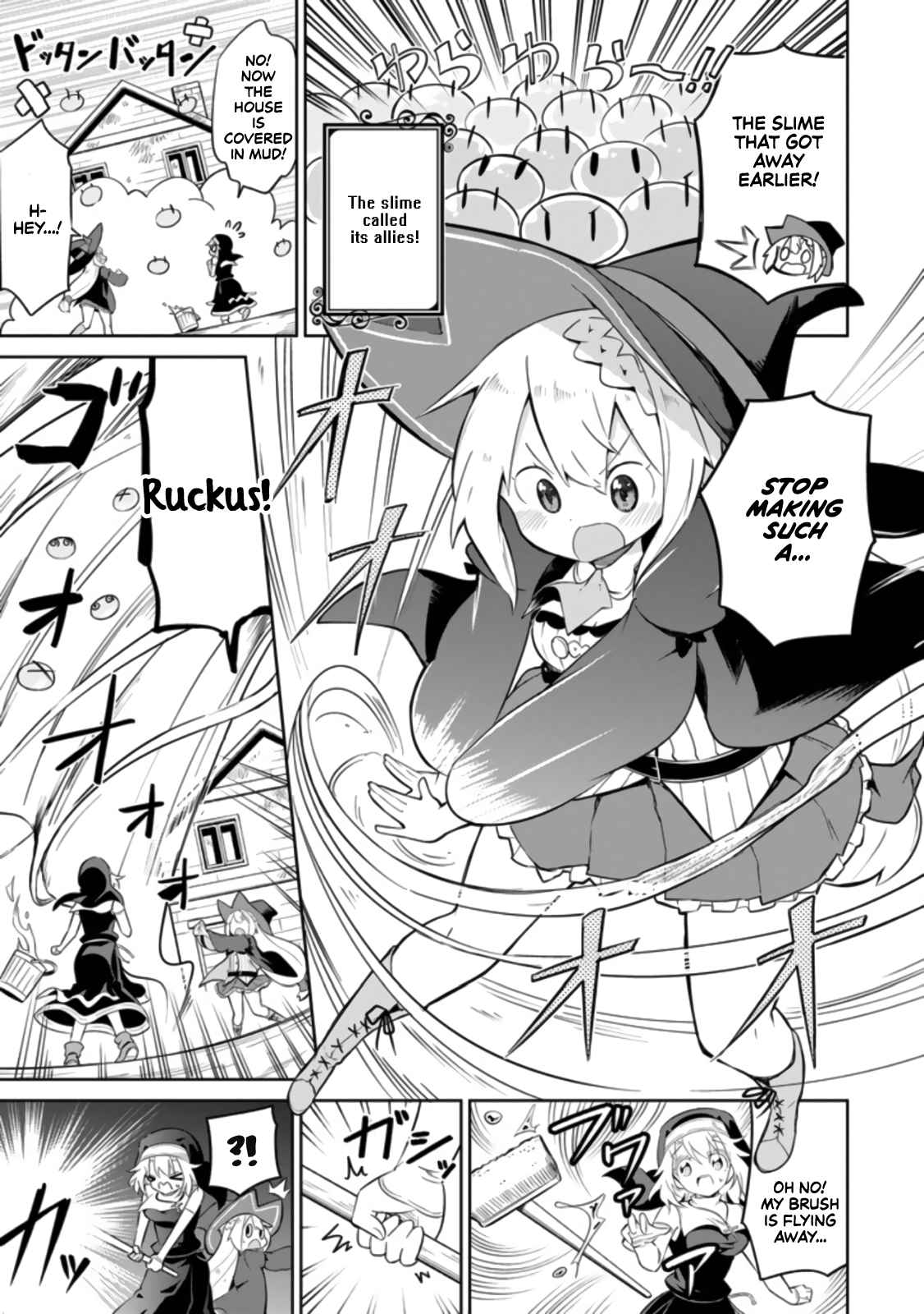 Slime Taoshite 300 nen, Shiranai Uchi ni Level MAX ni Nattemashita Ch. 22.99 The Story of a Level 99 Witch and a Sister who loves cleaning ( Special Collab Chapter )