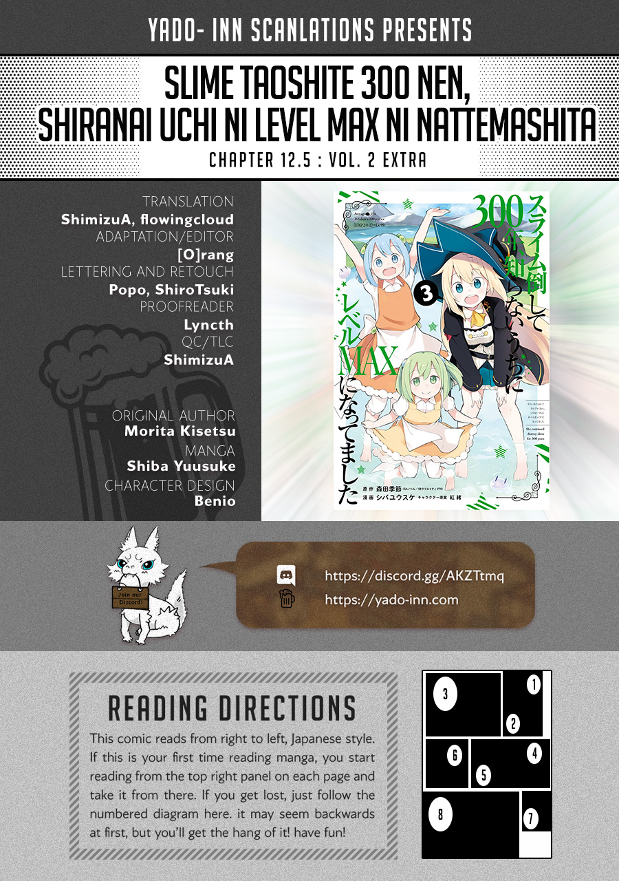 Slime Taoshite 300 nen, Shiranai Uchi ni Level MAX ni Nattemashita Vol. 2 Ch. 12.5 Extra