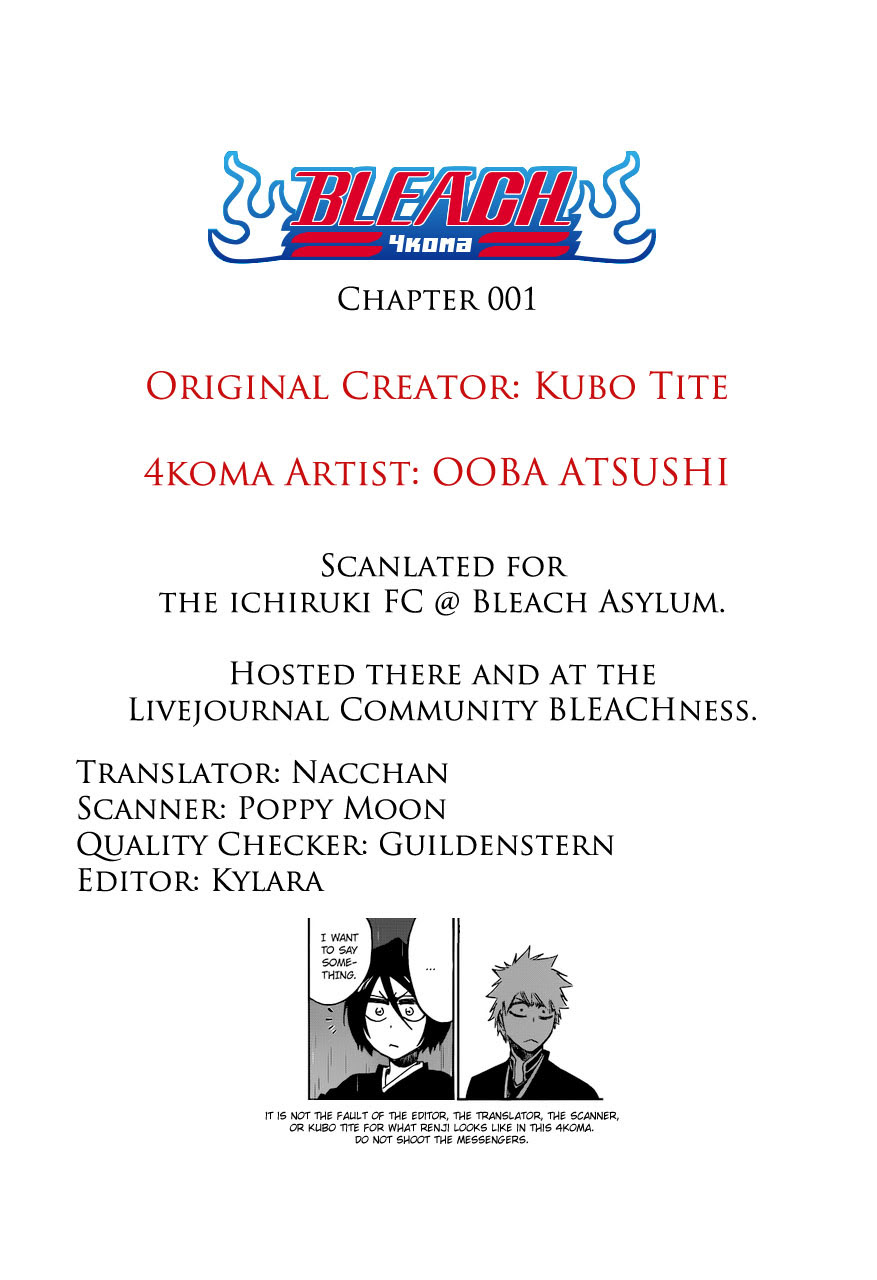 Bleach 4 koma Komaburi Vol. 1 Ch. 1 Let's Start Komaburi!