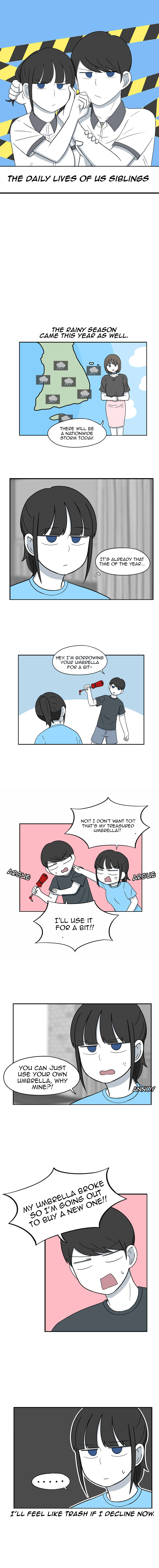 The Daily Lives of Us Siblings Vol. 1 Ch. 31 Umbrella