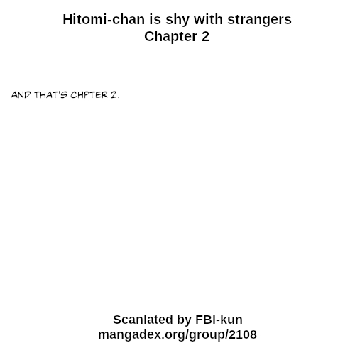 Hitomi chan Is Shy With Strangers Ch. 2