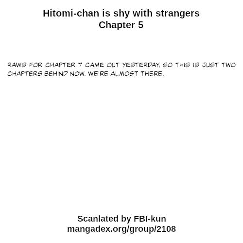 Hitomi chan Is Shy With Strangers Ch. 5