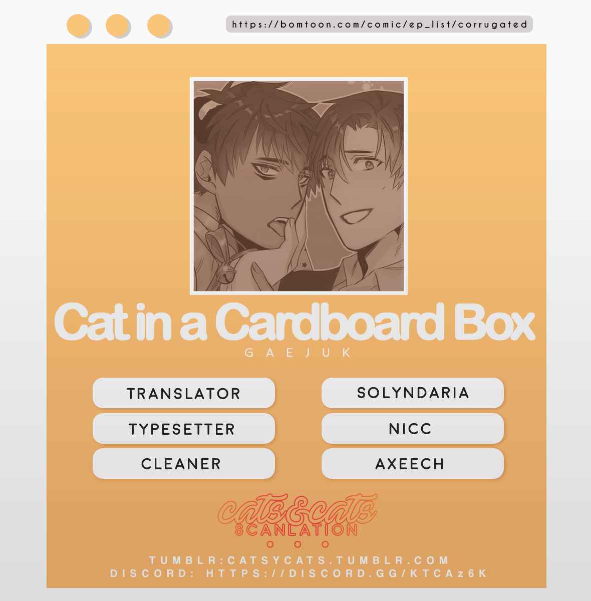 Cat in a Cardboard Box Ch. 2