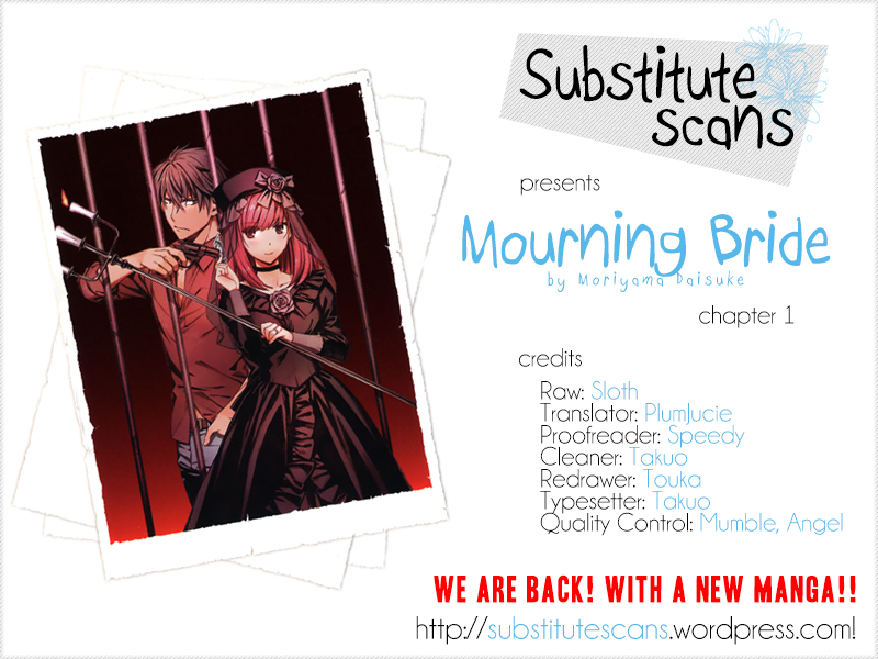 Mourning Bride Vol. 1 Ch. 1 Bigins with a mourning bride