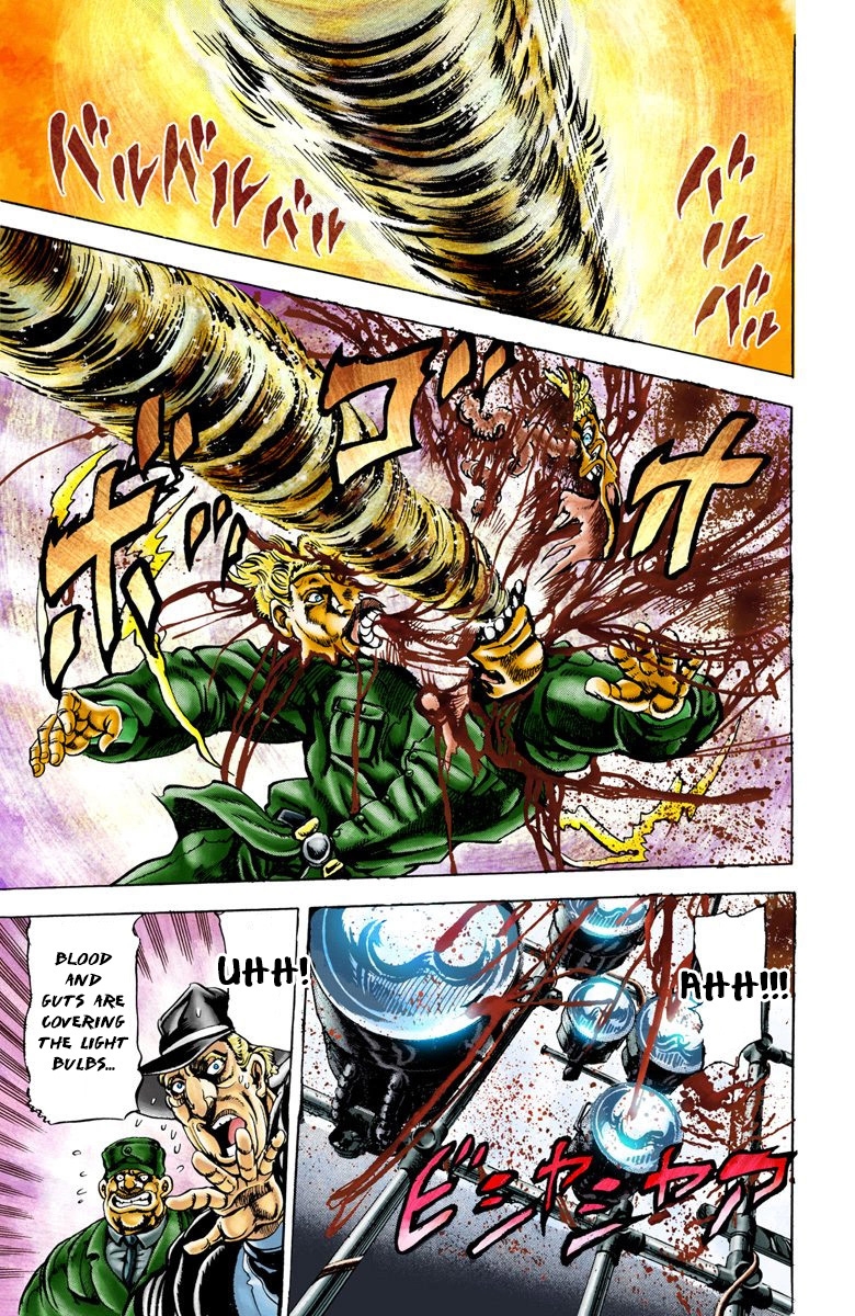 JoJo's Bizarre Adventure Part 2 Battle Tendency [Official Colored] Vol. 2 Ch. 20 The Red Stone of Aja