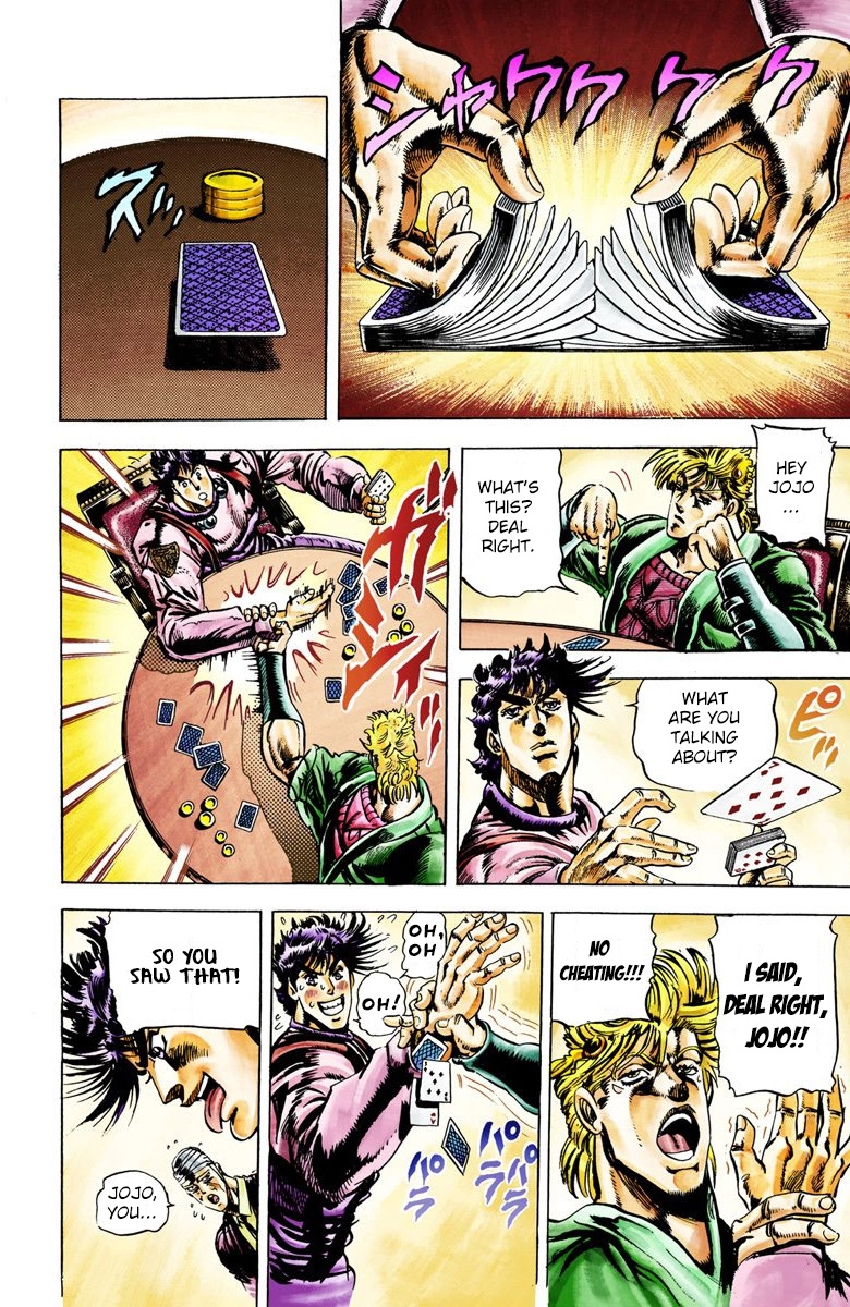JoJo's Bizarre Adventure Part 2 Battle Tendency [Official Colored] Vol. 2 Ch. 21 The Truth that Hides in the Mouth of Truth