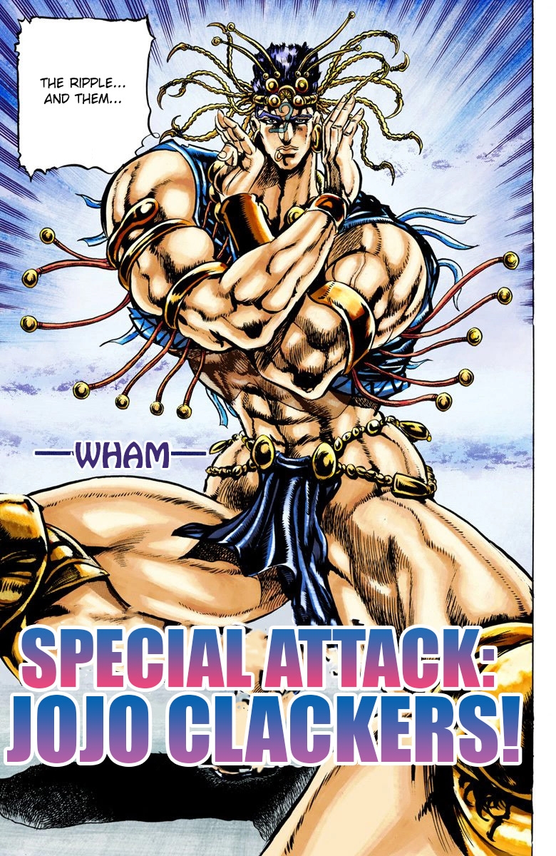 JoJo's Bizarre Adventure Part 2 Battle Tendency [Official Colored] Vol. 3 Ch. 23 Special Attack