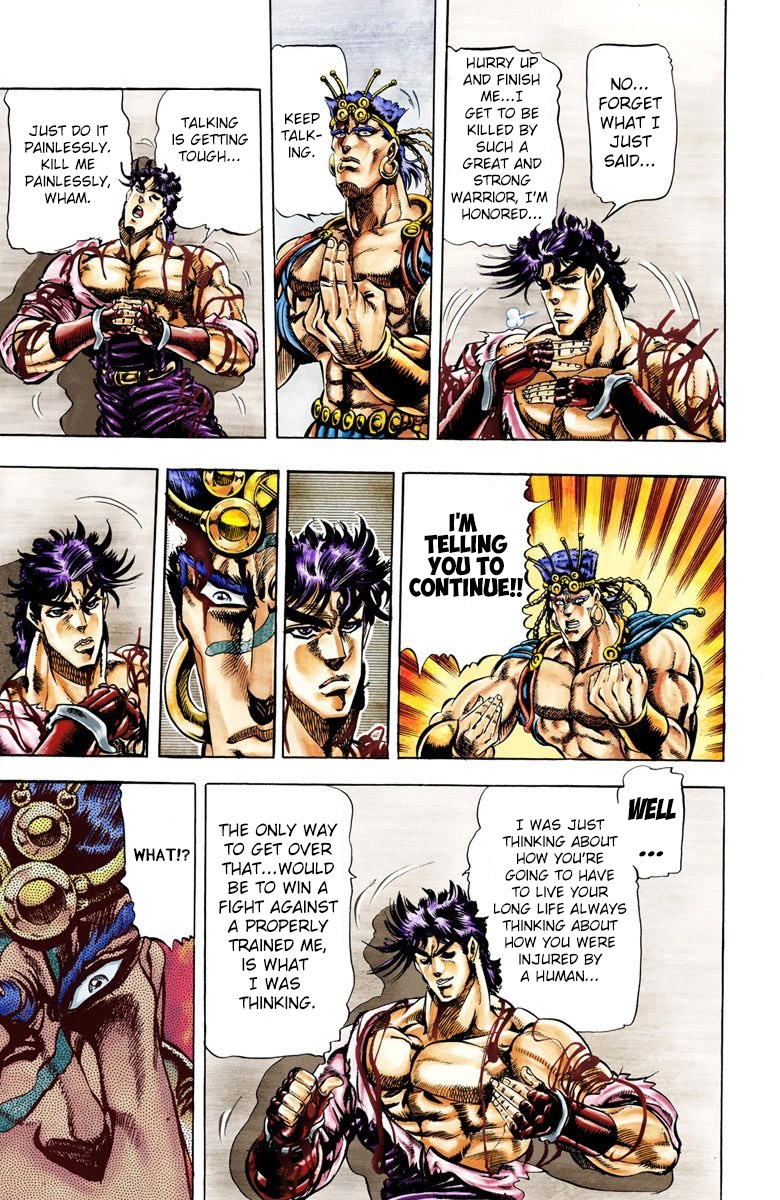 JoJo's Bizarre Adventure Part 2 Battle Tendency [Official Colored] Vol. 3 Ch. 26 The Wedding Ring of Death