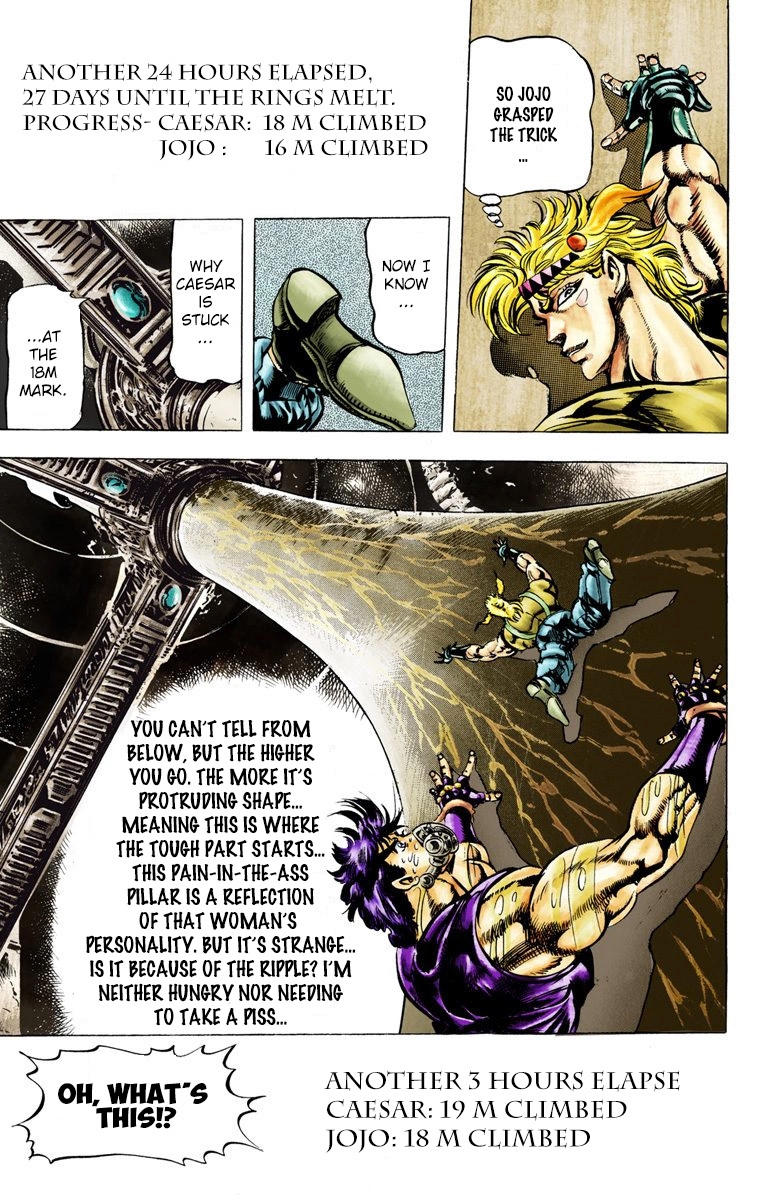 JoJo's Bizarre Adventure Part 2 Battle Tendency [Official Colored] Vol. 3 Ch. 29 Concentrated Ripple Power