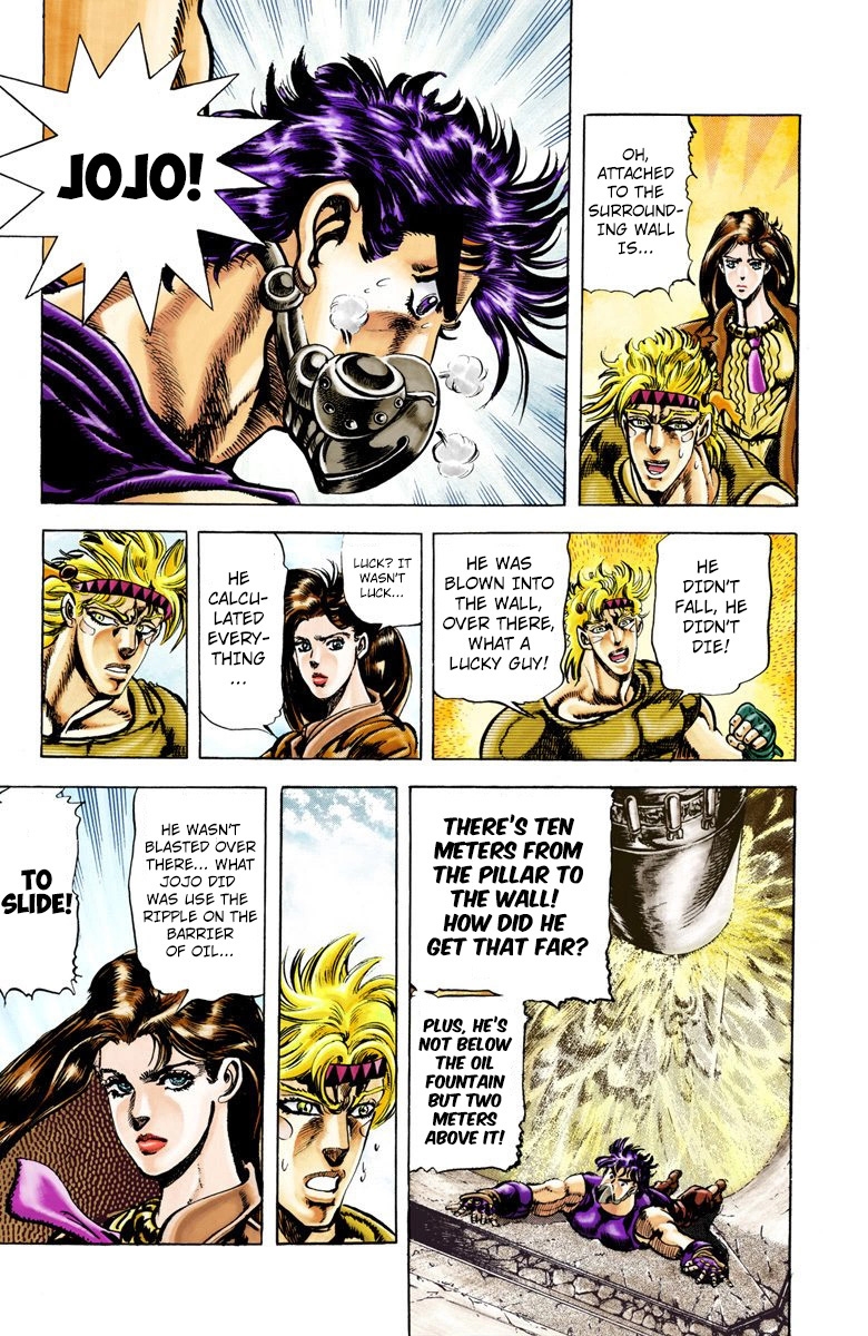 JoJo's Bizarre Adventure Part 2 Battle Tendency [Official Colored] Vol. 3 Ch. 30 The All or Nothing Gamble