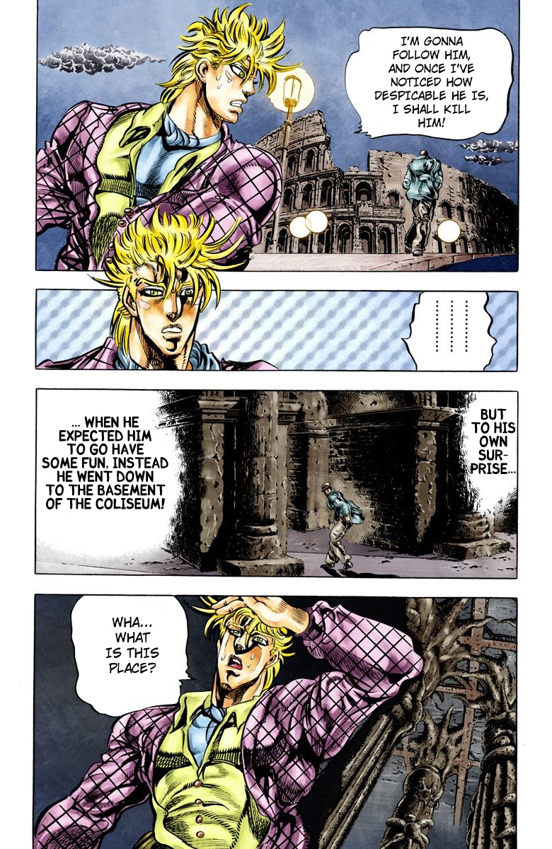 JoJo's Bizarre Adventure Part 2 Battle Tendency [Official Colored] Vol. 5 Ch. 45 Caesar's Lonely Youth