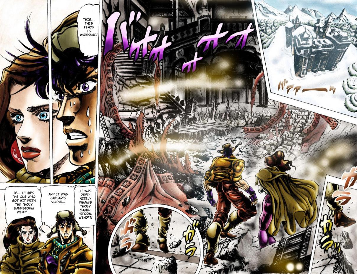 JoJo's Bizarre Adventure Part 2 Battle Tendency [Official Colored] Vol. 5 Ch. 49 Caesar's Ultimate Final Ripple