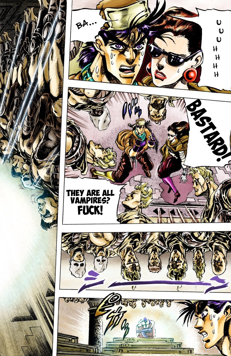 JoJo's Bizarre Adventure Part 2 Battle Tendency [Official Colored] Vol. 5 Ch. 51 The Hundred Vs. Two Strategy