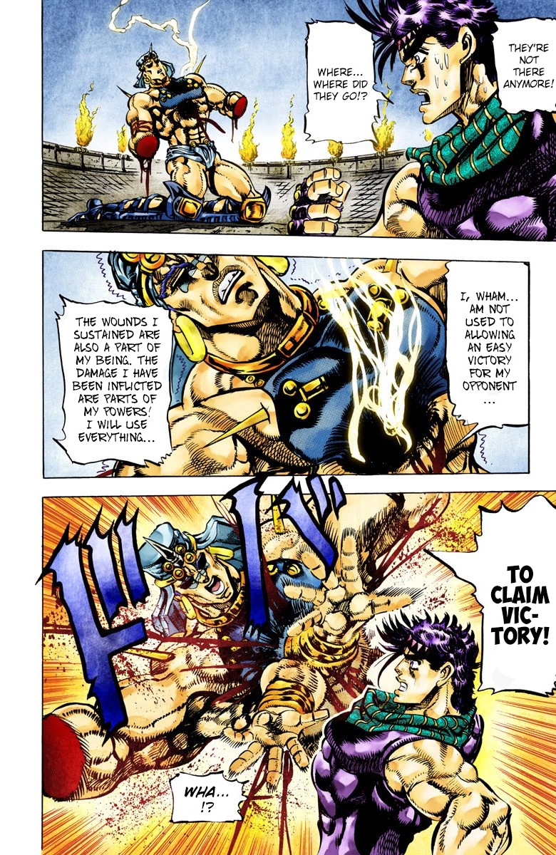 JoJo's Bizarre Adventure Part 2 Battle Tendency [Official Colored] Vol. 6 Ch. 59 The Final Mode of the Wind