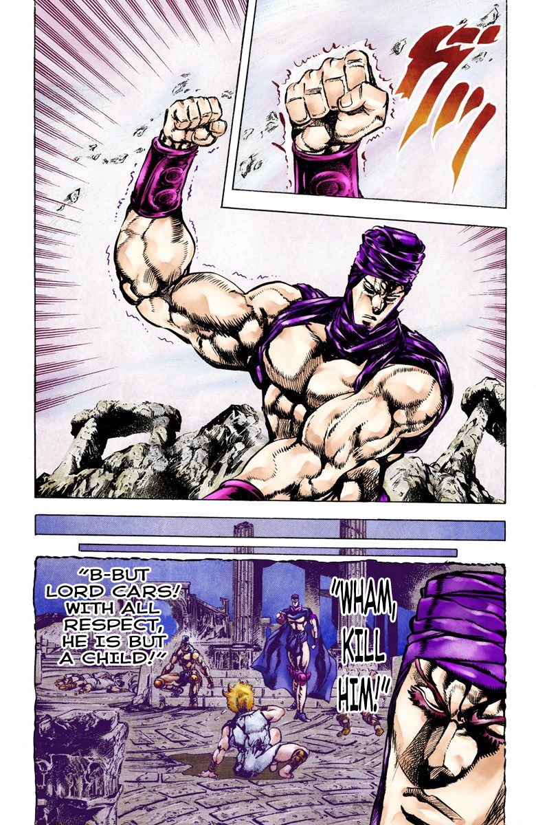 JoJo's Bizarre Adventure Part 2 Battle Tendency [Official Colored] Vol. 6 Ch. 60 The Warrior Returning to the Wind