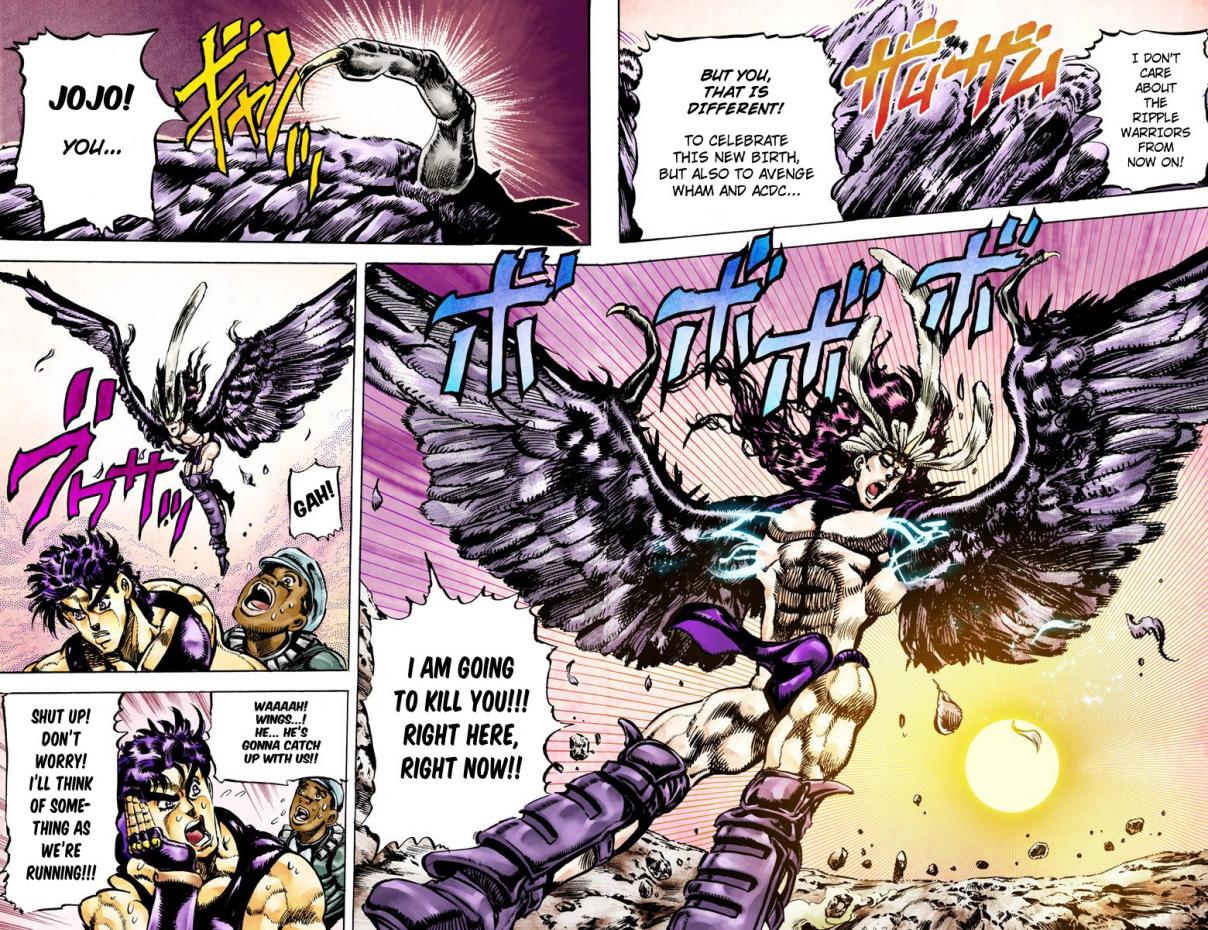 JoJo's Bizarre Adventure Part 2 Battle Tendency [Official Colored] Vol. 7 Ch. 65 Birth of the Ultimate Being