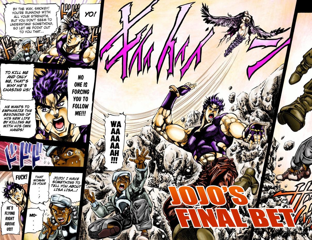 JoJo's Bizarre Adventure Part 2 Battle Tendency [Official Colored] Vol. 7 Ch. 66 JoJo's Final Bet