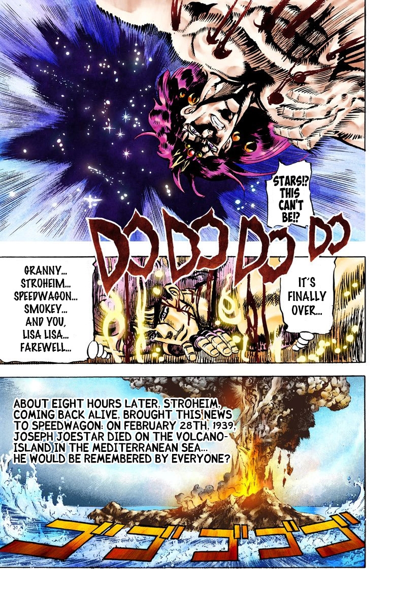 JoJo's Bizarre Adventure Part 2 Battle Tendency [Official Colored] Vol. 7 Ch. 68 The Phenomenal Power of the Red Stone