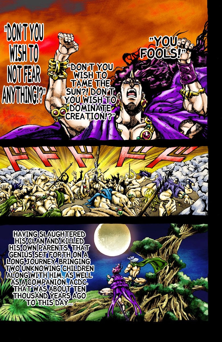 JoJo's Bizarre Adventure Part 2 Battle Tendency [Official Colored] Vol. 7 Ch. 68 The Phenomenal Power of the Red Stone