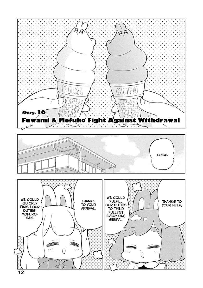 Usagi moku Shachiku ka Vol. 2 Ch. 16 Fuwami & Mofuko Fight Against Withdrawal