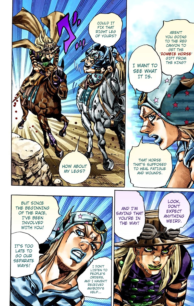 JoJo's Bizarre Adventure Part 7 Steel Ball Run [Official Colored] Vol. 4 Ch. 23 The Terrorist from a Far Off Country Part 2