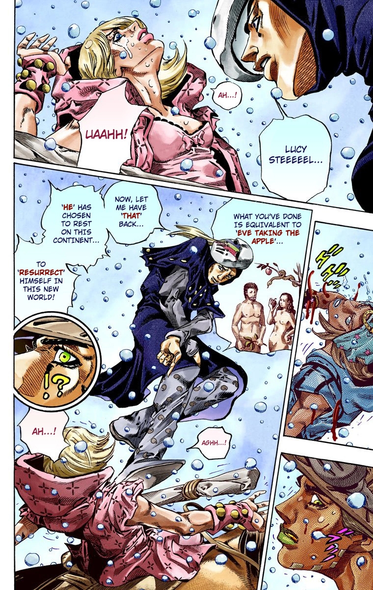 JoJo's Bizarre Adventure Part 7 Steel Ball Run [Official Colored] Vol. 9 Ch. 39 Catch the Rainbow (On That Stormy Night) Part 2