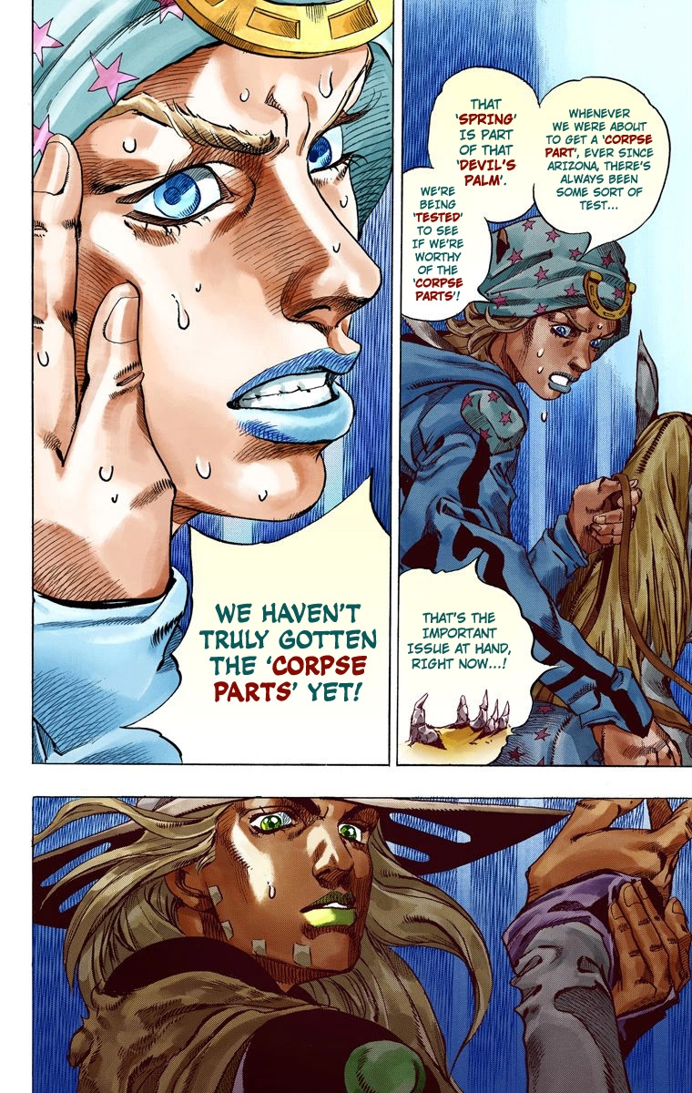 JoJo's Bizarre Adventure Part 7 Steel Ball Run [Official Colored] Vol. 12 Ch. 46 The Promised Land Sugar Mountain Part 2
