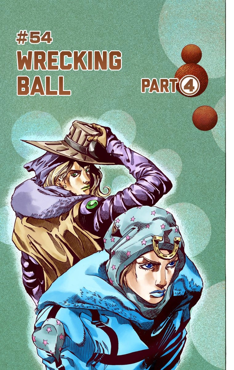 JoJo's Bizarre Adventure Part 7 Steel Ball Run [Official Colored] Vol. 14 Ch. 54 Wrecking Ball Part 4