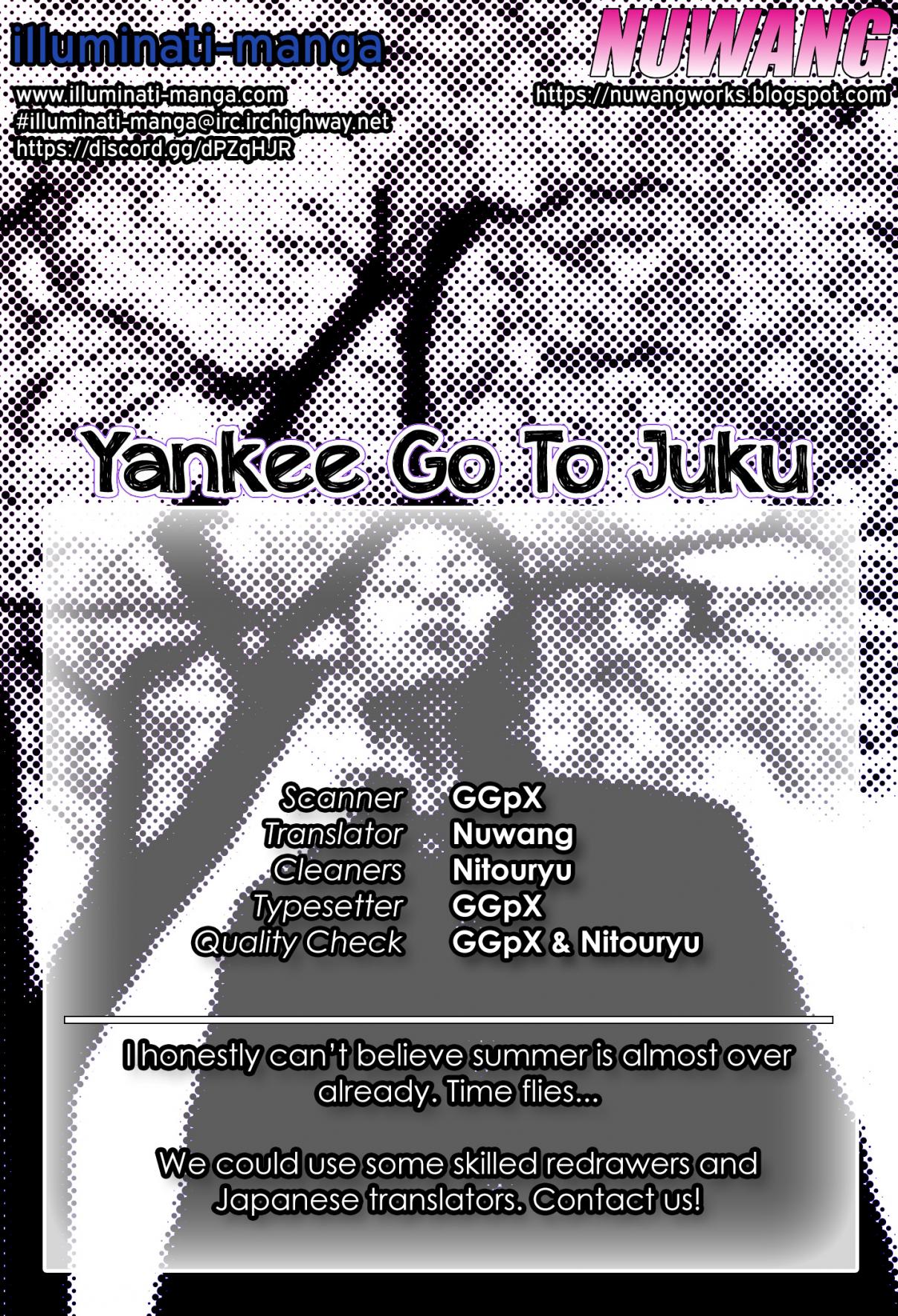 Yankee Juku e Iku Vol. 2 Ch. 8 The New Kid's Hot blooded, Eh?
