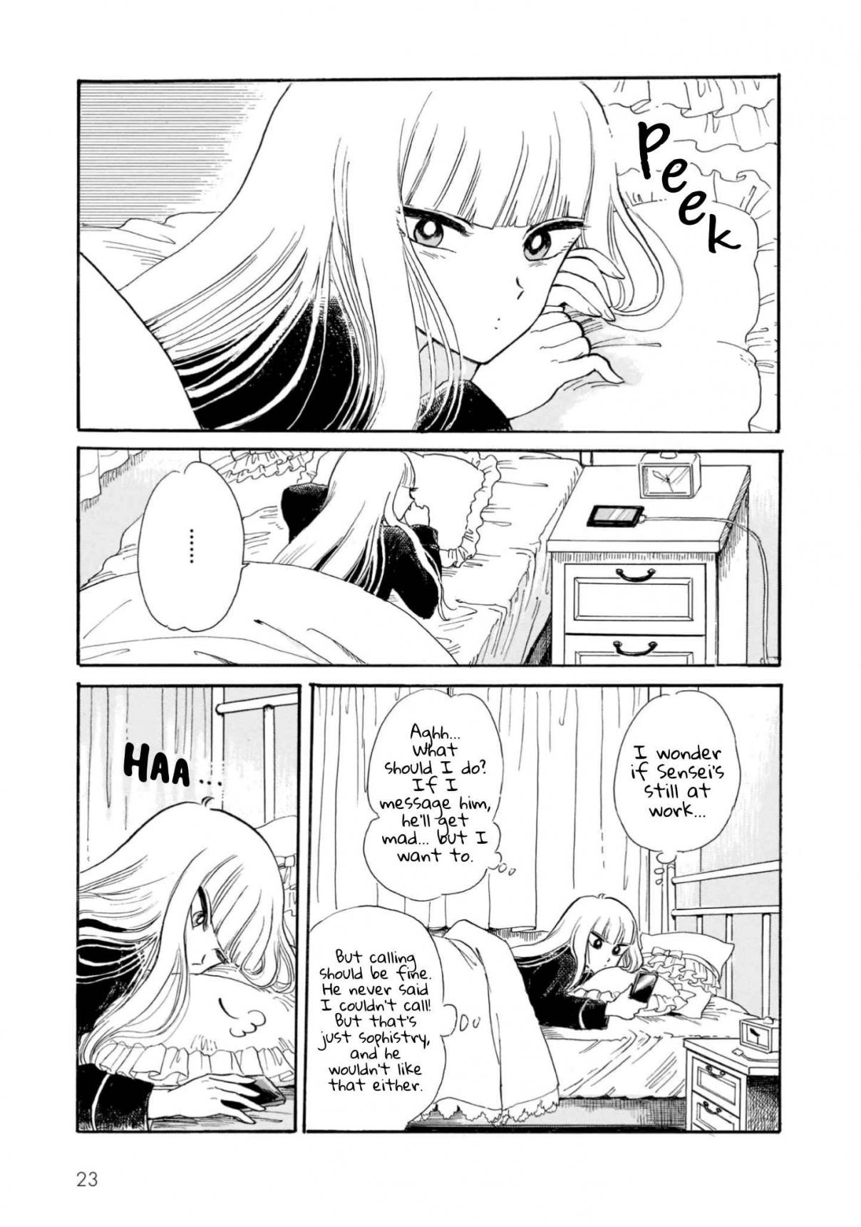 Shiota sensei to Amai chan Vol. 2 Ch. 16 Staying Up Late
