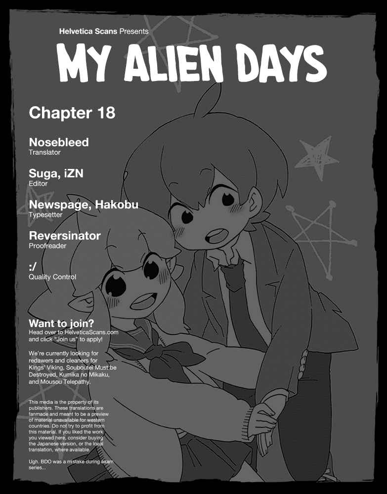 My Alien Days Vol. 2 Ch. 18 Thinking About You