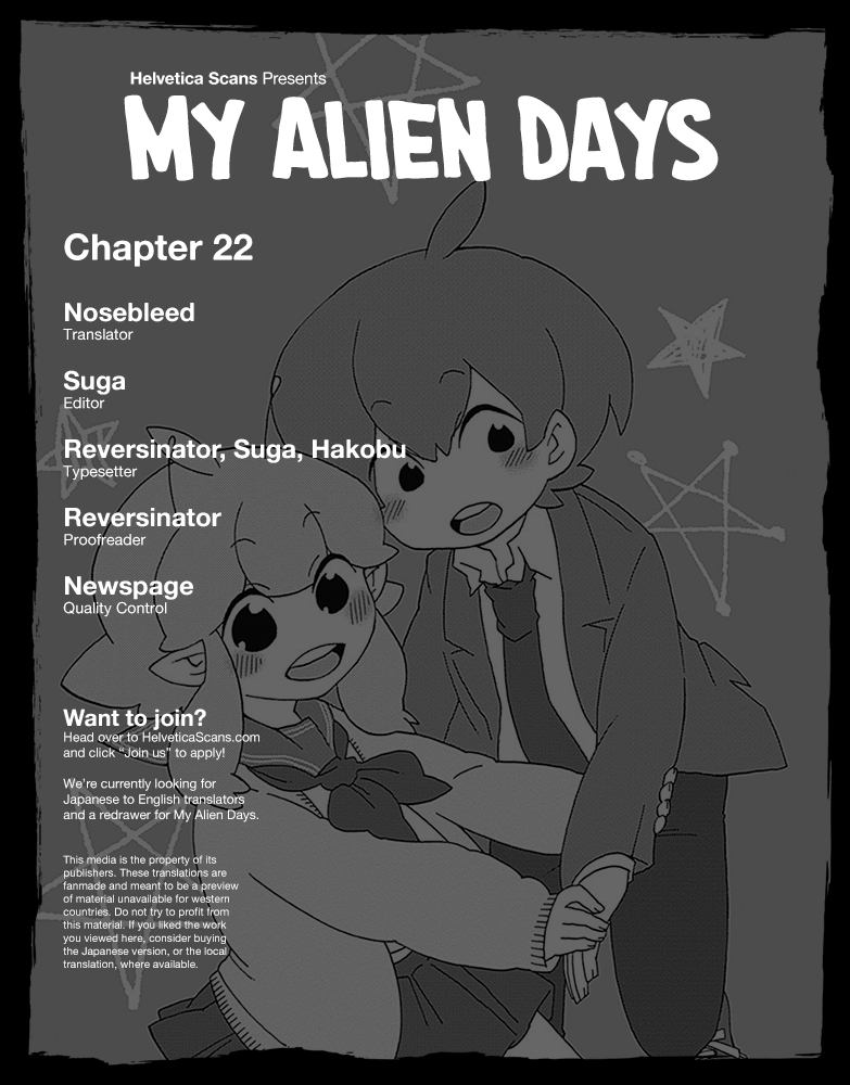 My Alien Days Vol. 3 Ch. 22 Yaginuma kun, the Cheap Flatterer